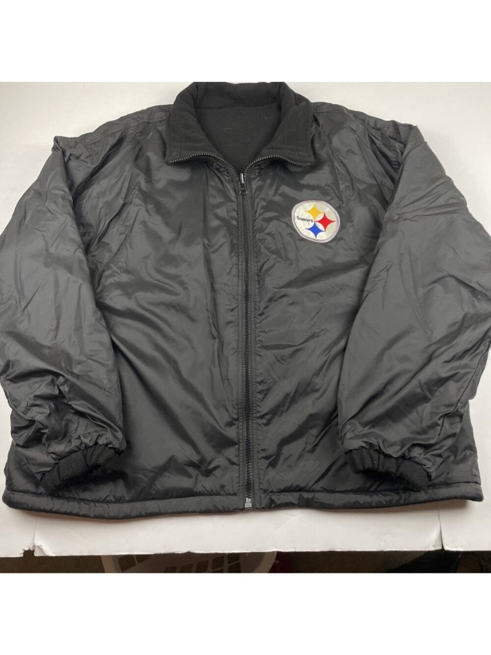 Pittsburgh Steelers NFL Reversible Jacket Men’s 2XL Pro Player 90s Vintage Korea